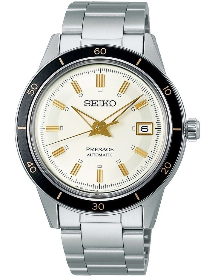 Presage Style 60S White Dial Silver Automatic Watch