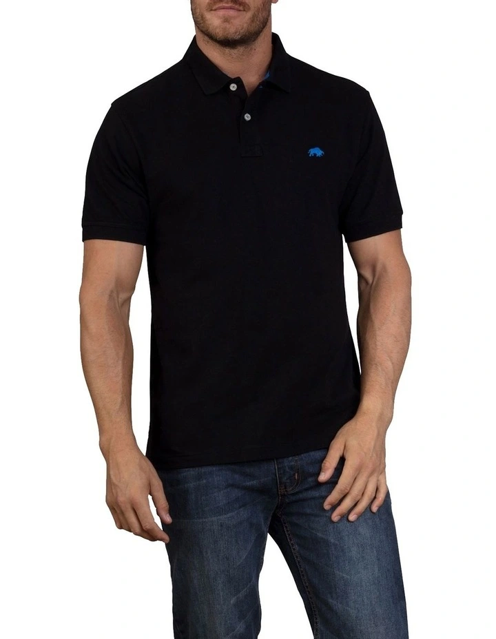 Signature Pique Polo Black