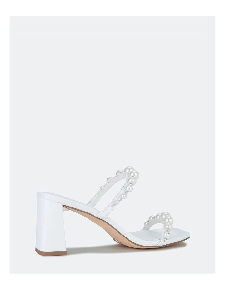Zony Low Heel in White