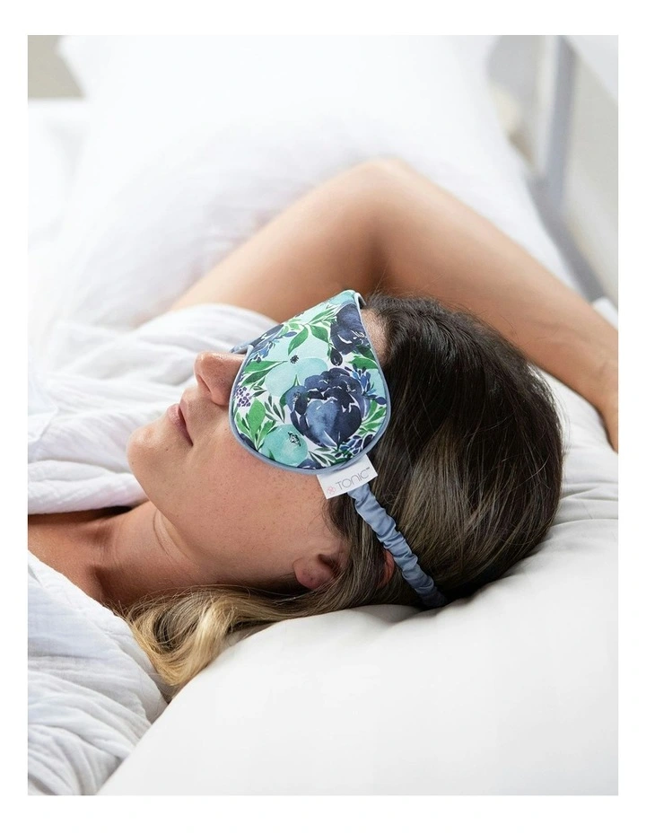 Eye Mask in Flourish Blue
