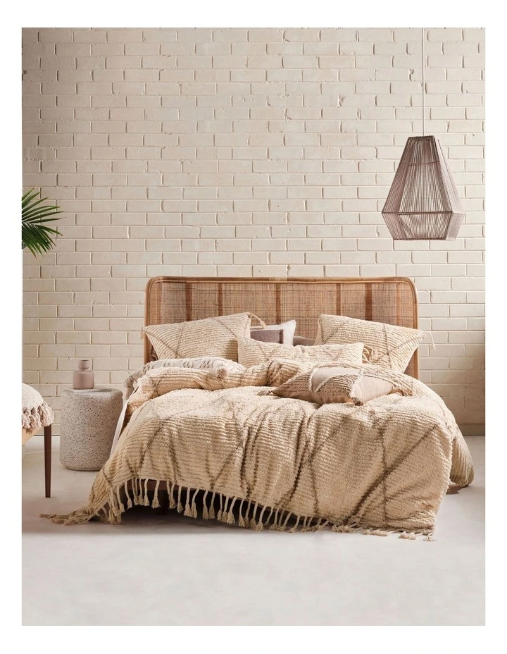 Asha Quilt Cover Set In Sand