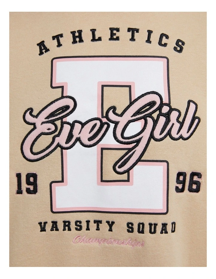 Varsity Squad Hoodie (8-16) in Oat
