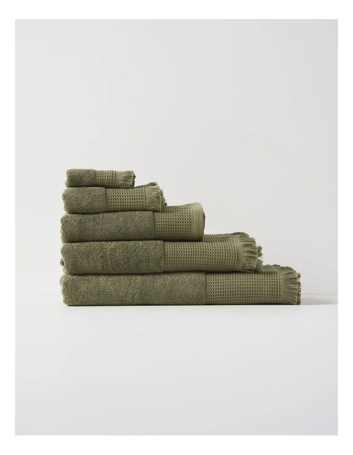 Eden Towel Range in Moss