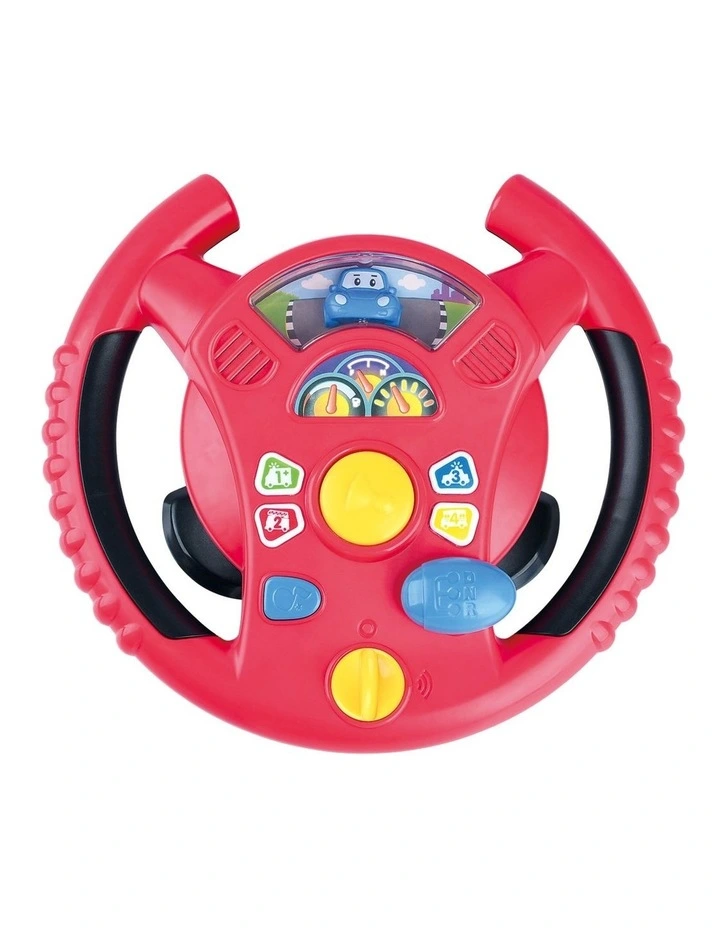 Musical Steering Wheel in Red