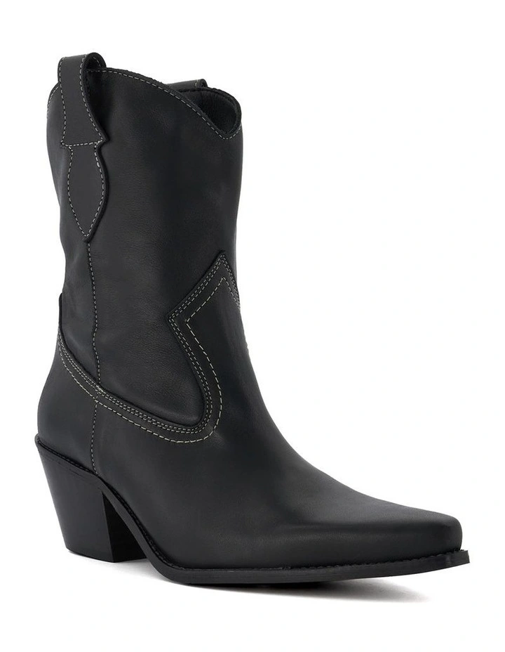 Pardner Western Boot in Black