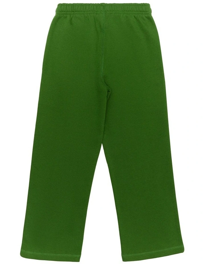 Junior Straight Leg Track Pant in Mangrove Leaf