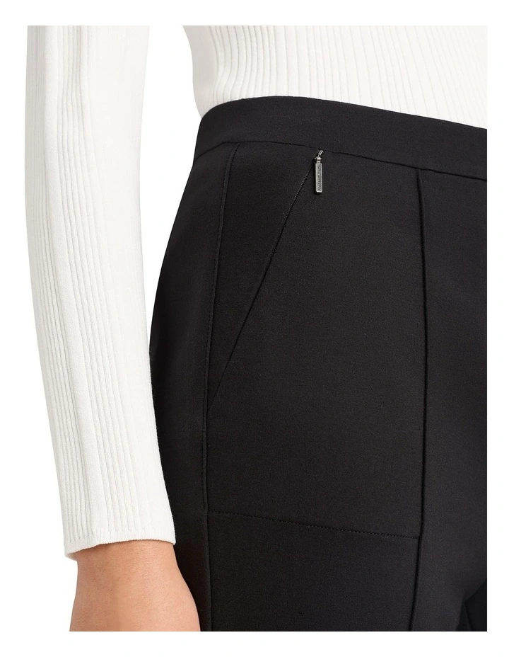 Giulana Ponte Pant in Black