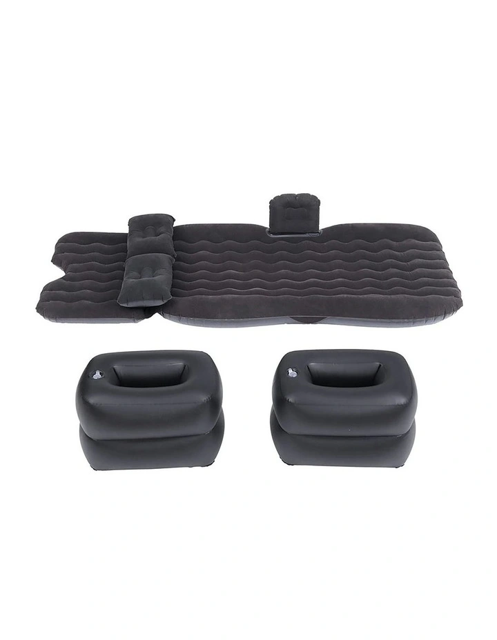 Inflatable SUV Back Seat Car Mattress 176x80 in Charcoal