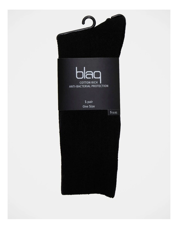 Cotton Waffle Business Sock Navy