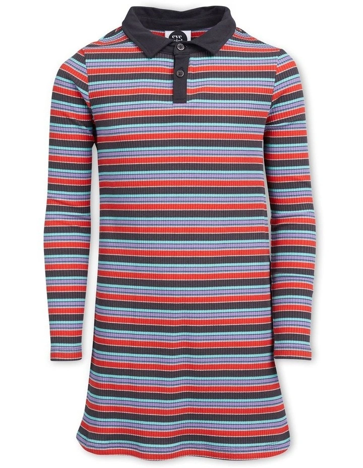 All Sorts Rugby Dress (8-16 Years) in Stripe