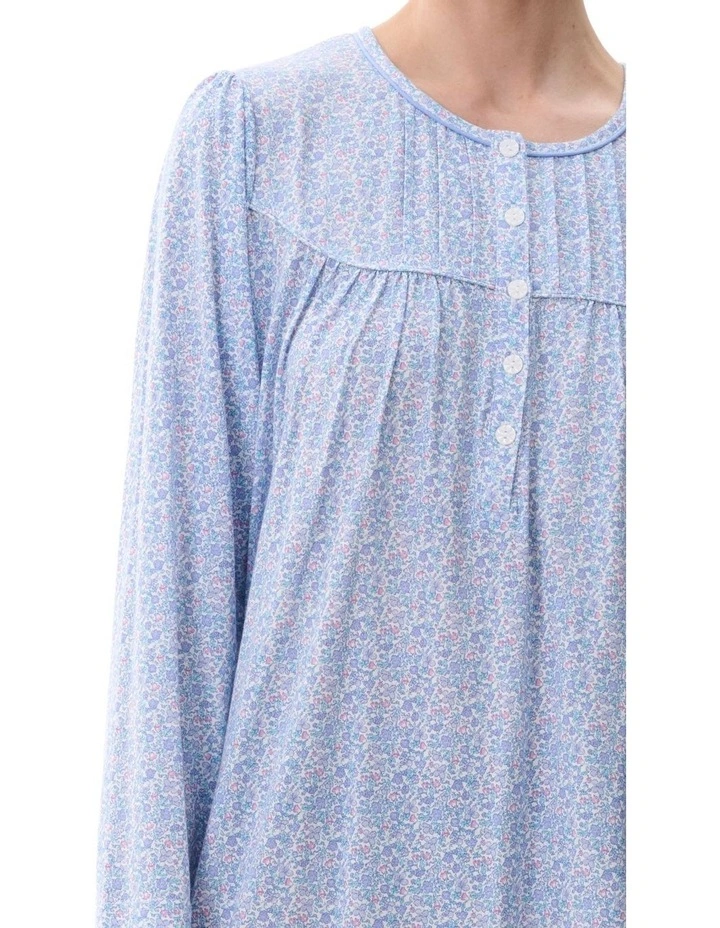 Cotton Nightie in Elle Blue