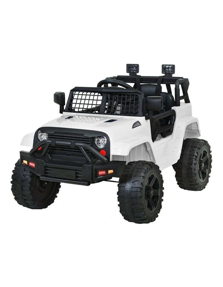 Electric Off Road Jeep Ride on Car in White