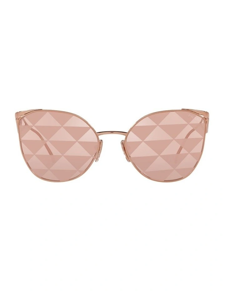 0PR 50ZS Sunglasses in Pink Gold