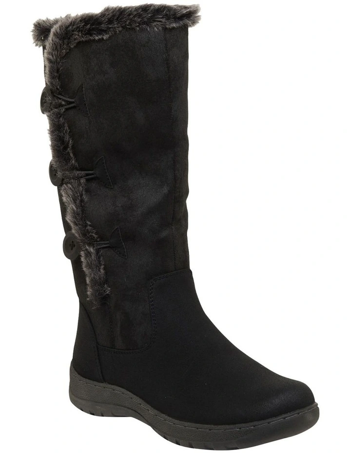 Edmund Black Micro Boots