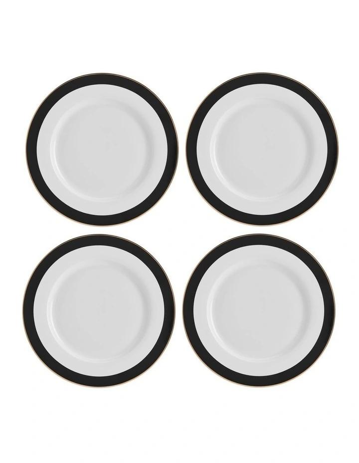 Luxe Deco Dinner Plate Set 27.5cm 4-Piece in Multi