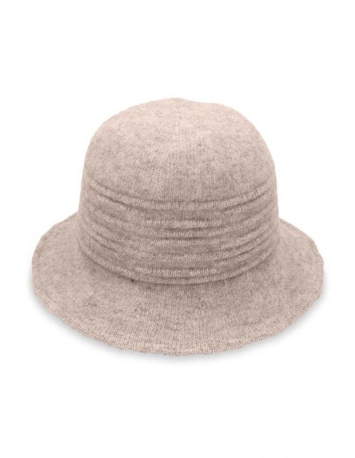 Maya Woolen Pull On Hat in Sand