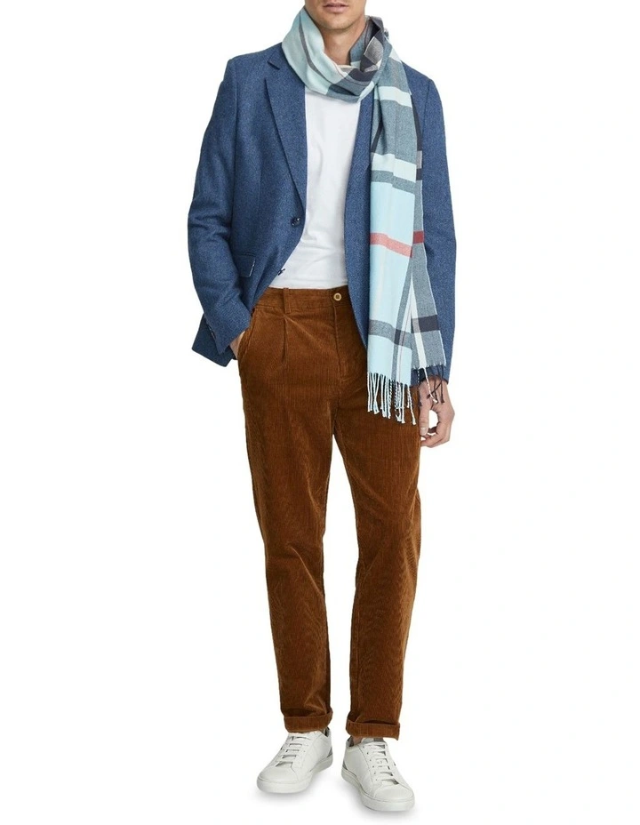 Blake Wool Rich Blazer in Blue