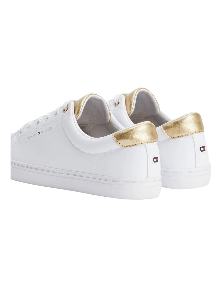 Touch of Gold Sneaker in White