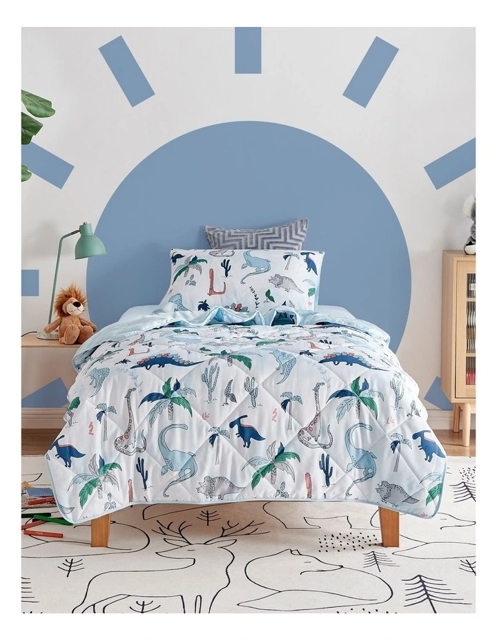 Dino Age Comforter Set in White