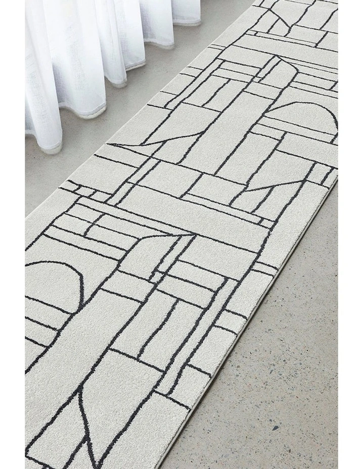 Paradise Fluer Rug in Grey