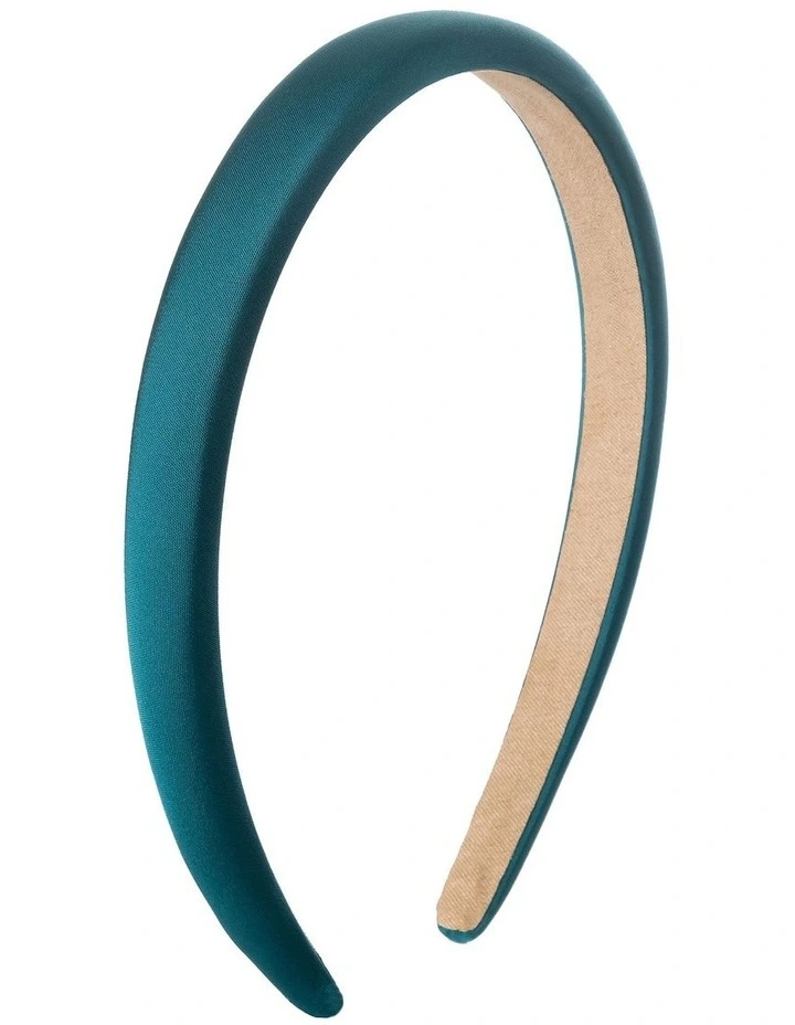 Thin Fabric Headband in Teal