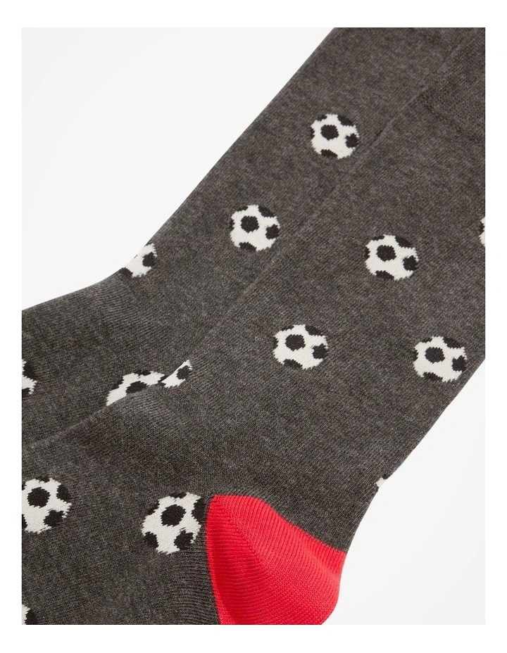 Australian Cotton Blend European Cup Sock in Charcoal