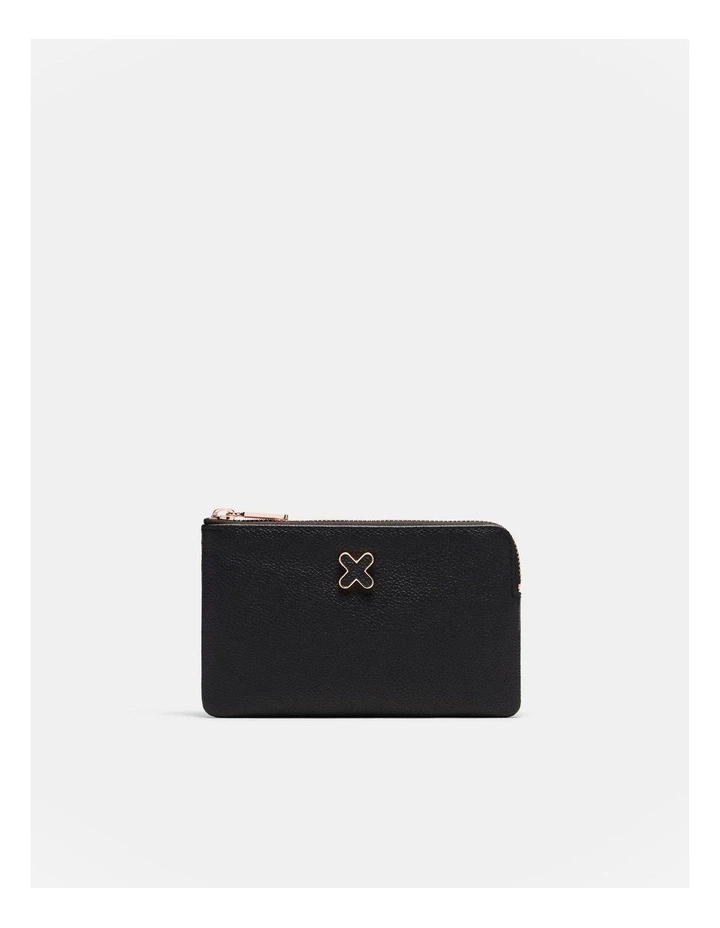 Hendrix Small Pouch in Black Rose Gold