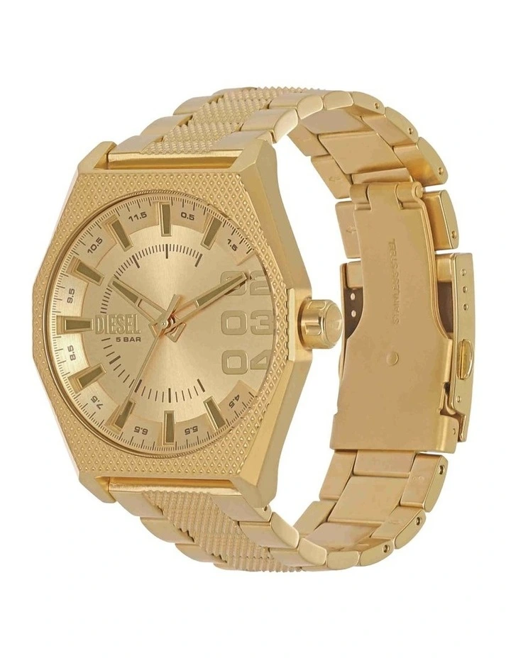Scraper Analogue DZ2173 Watch in Gold