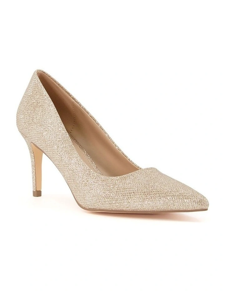 Aretha Pump in Gold
