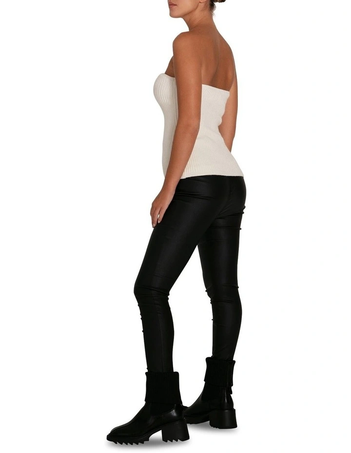 Distant Memories Knit Bustier in Cream