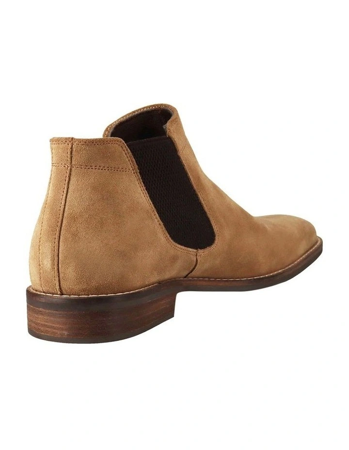 Drake Chelsea Boot in Beige Suede