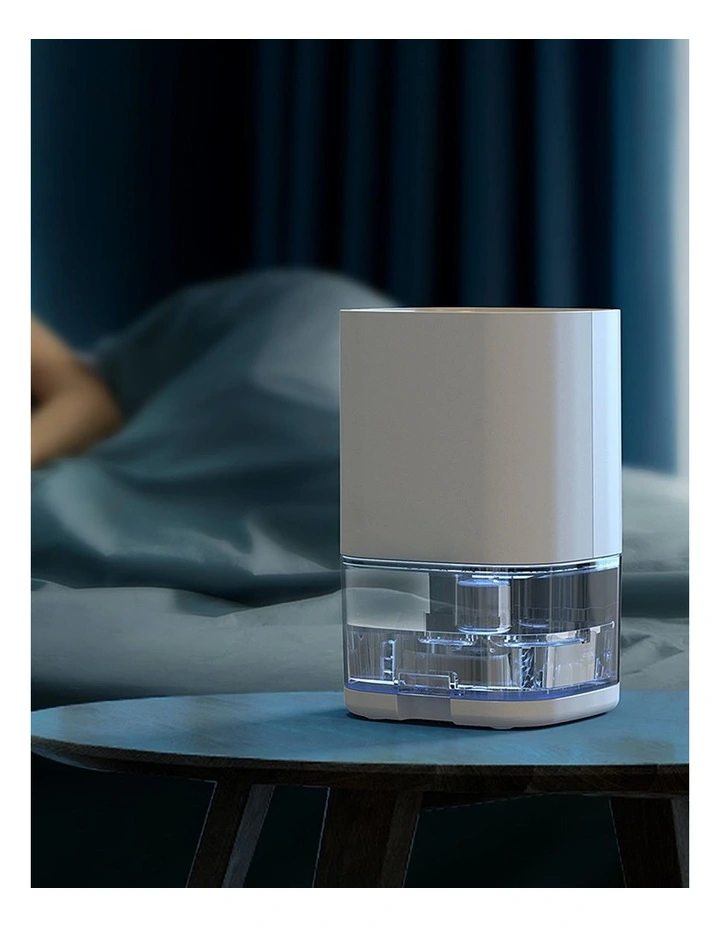 Compact Dehumidifier LED Lights 1 Litre in White