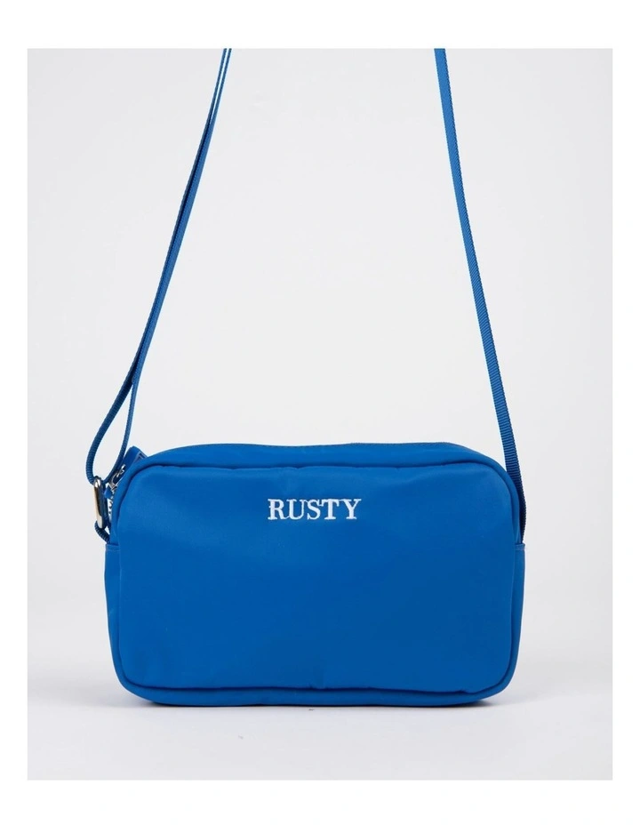 Runaway Nylon Side Bag in Blue