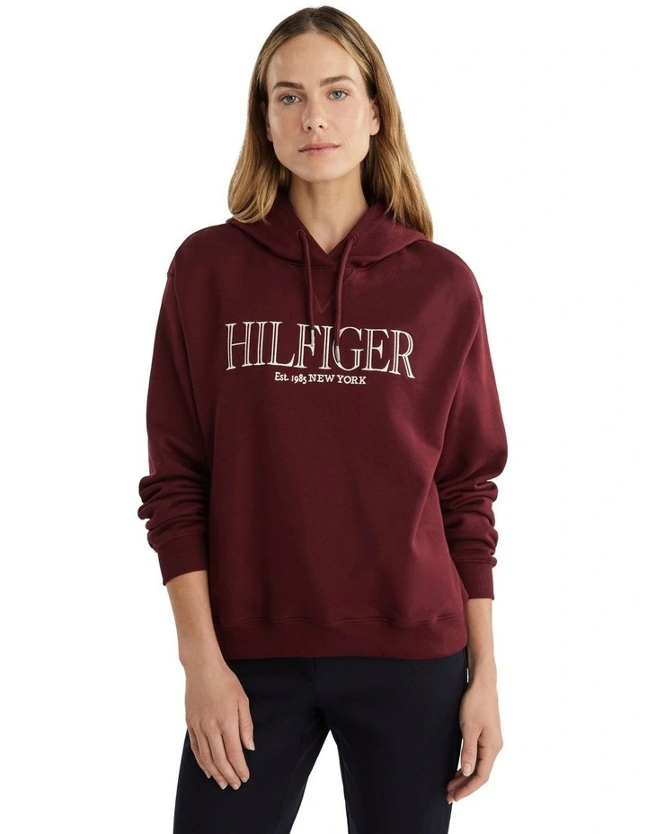 Modern Hilfiger Hoodie in Red