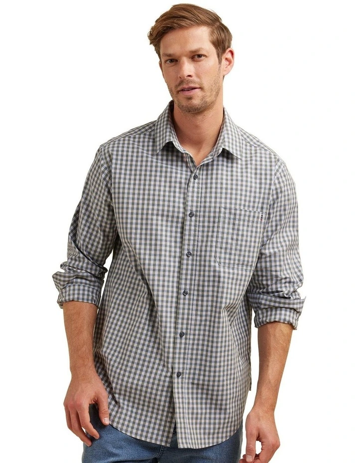 Alisdair Long Sleeve Shirt in Green