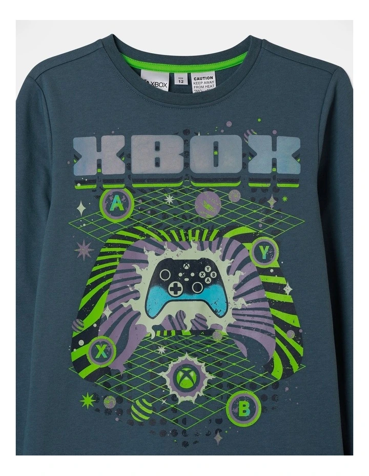 Xbox Pyjama Set in Dusty Blue