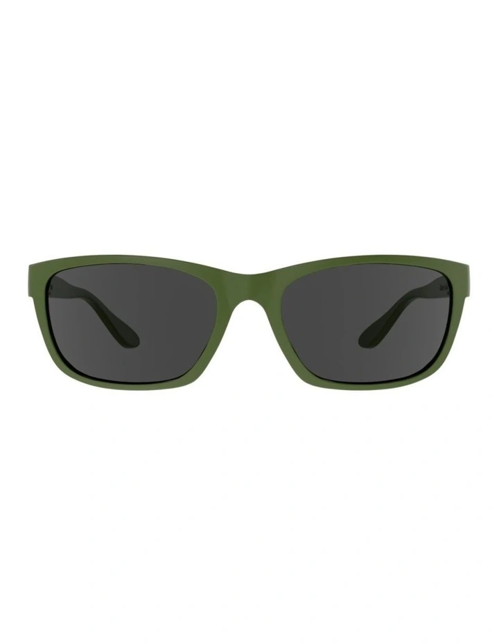 Sunglasses with Polarised Grey Lenses Pistachio Green