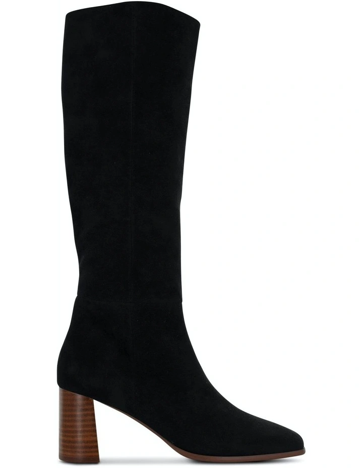 Everly Heeled Boots in Black