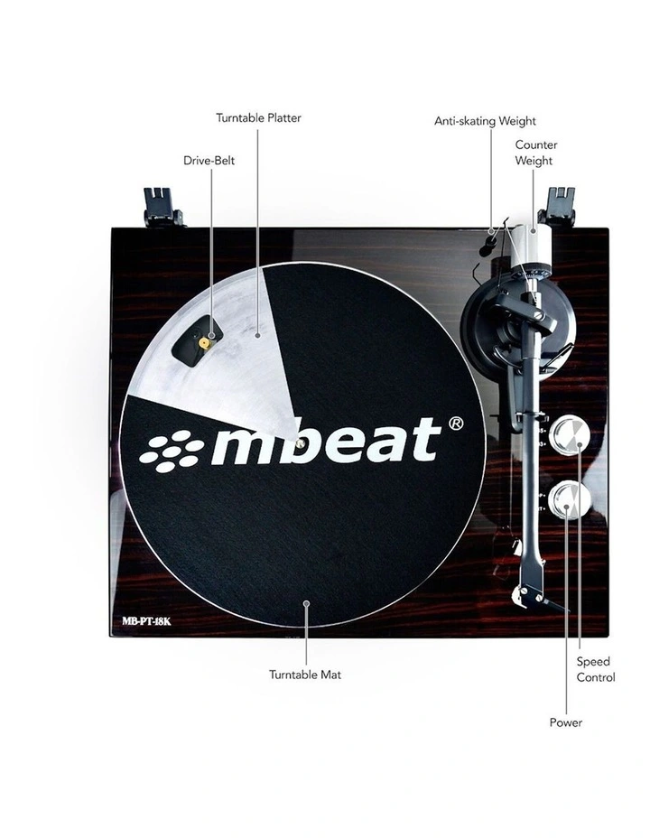 Turntable Player in White