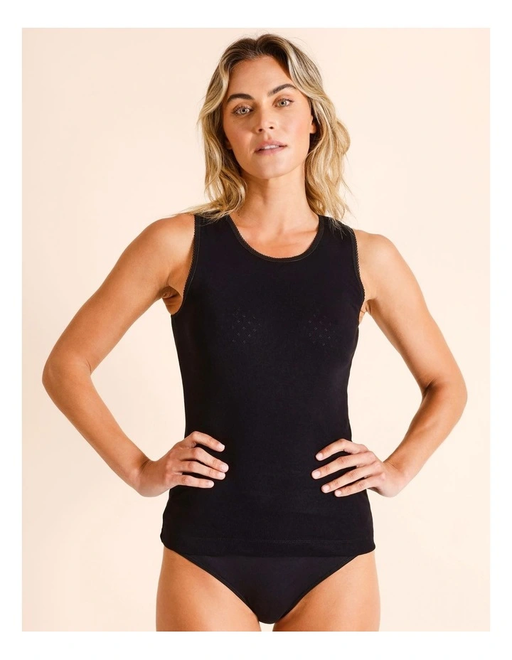 Body Layer Pointelle Thermal Tank Top