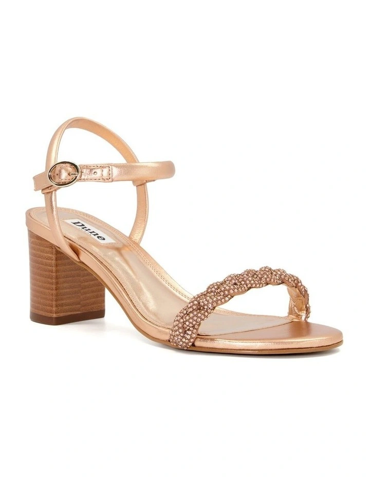 Jaslyn Sandal in Rosegold