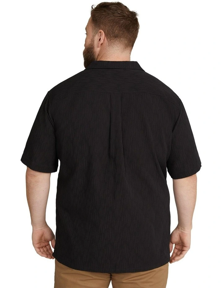 Griffen Relaxed Fit Shirt in Black