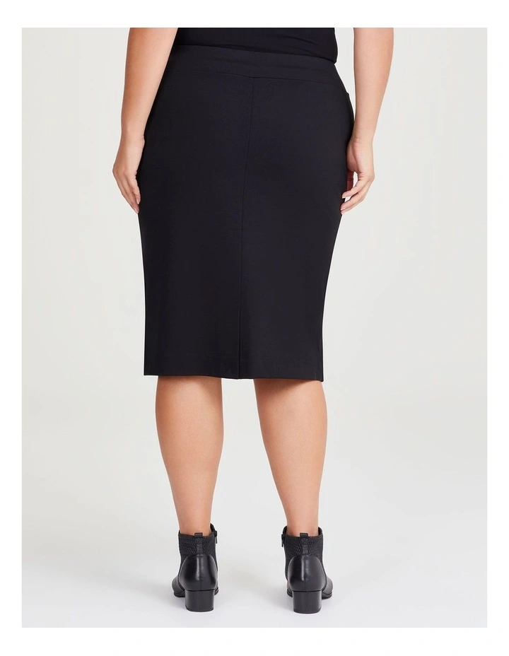 Ponte Fundamental Midi Skirt in Black