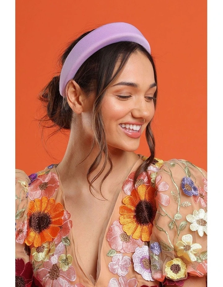 Lola Headband in Lilac