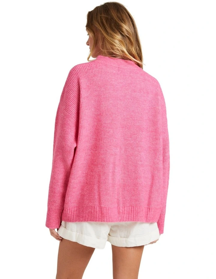 Dume Sweater in Shocking Pink