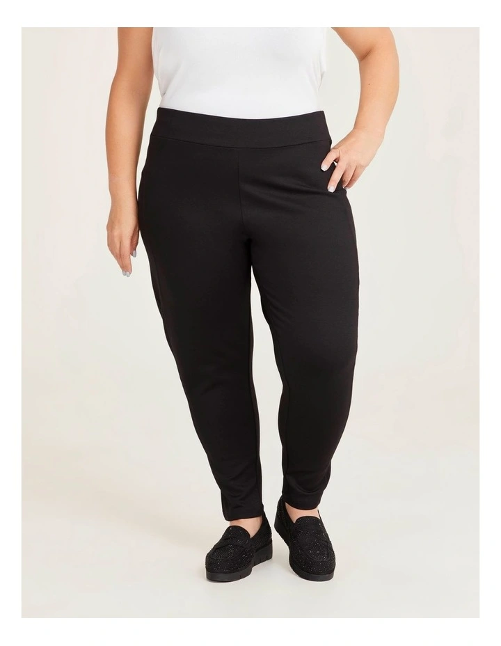 Petite Ponte Fundamental Pant in Black