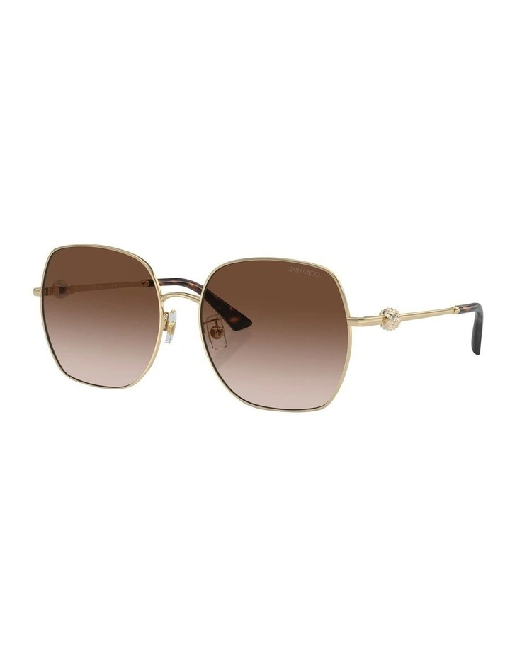 JC4008HD Sunglasses in Gold