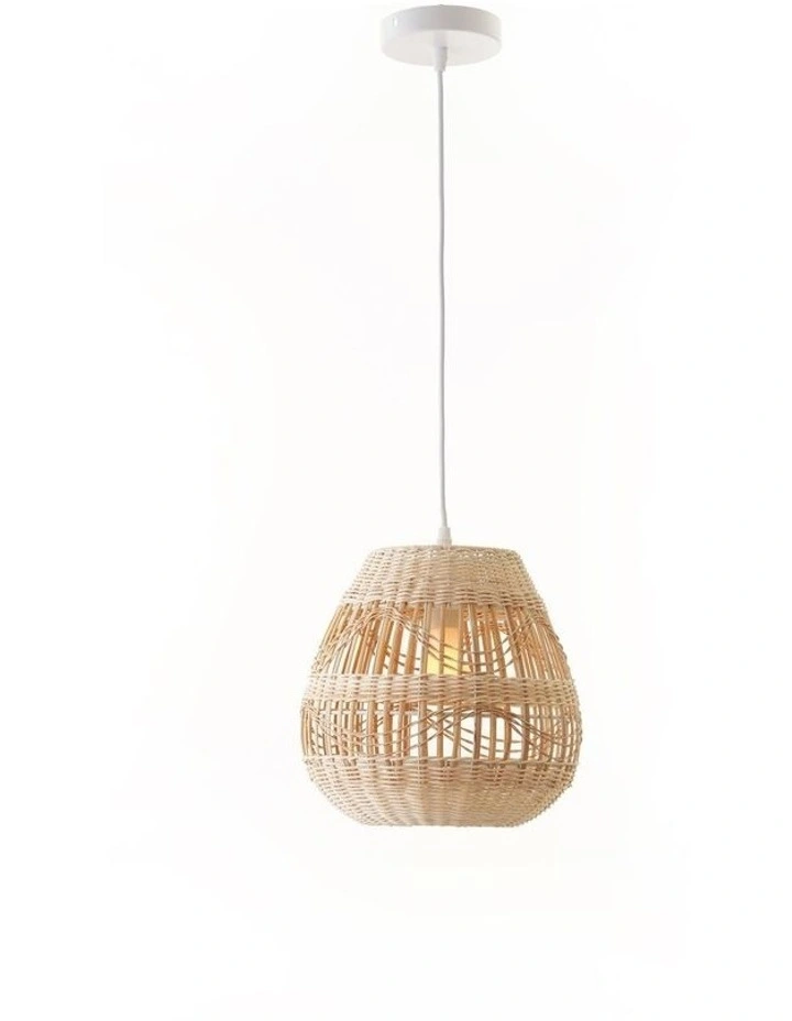 Shiri Rattan Pendant Light Small Natural