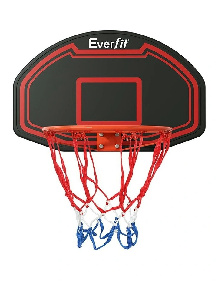 Wall Mounted Ring Net Basketball Hoop 38 Inch in Black