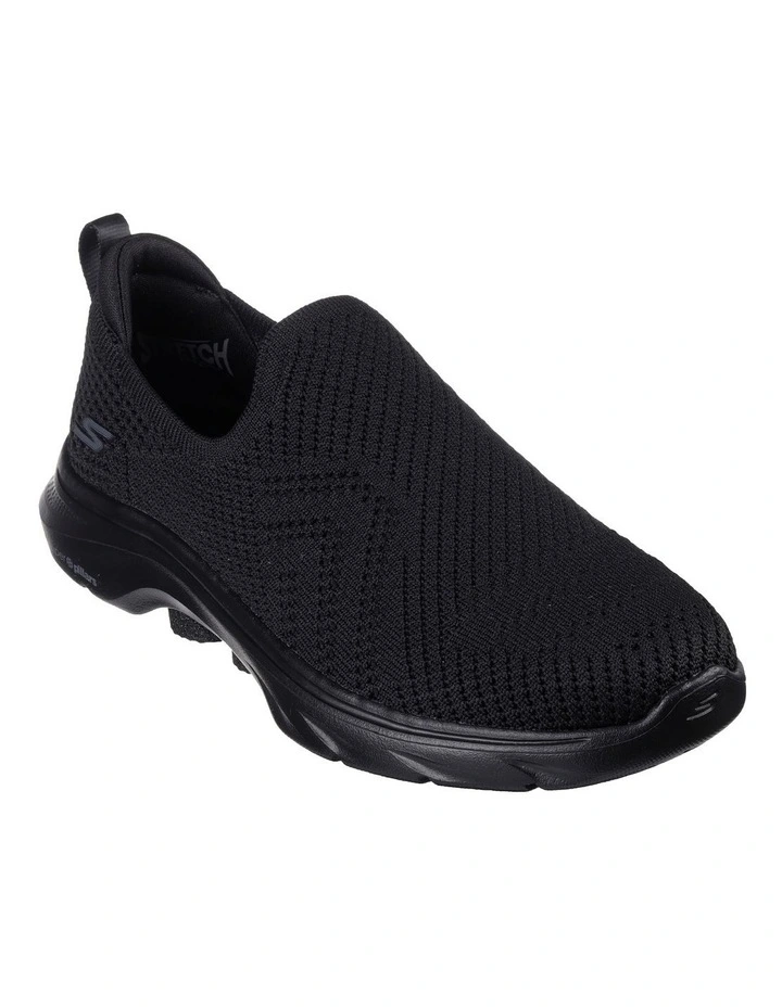 Go Walk 7 Amina Shoes in Black